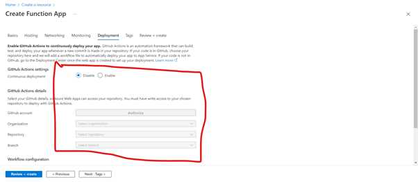 How to Create Microsoft Azure Function App using Azure Cloud Portal